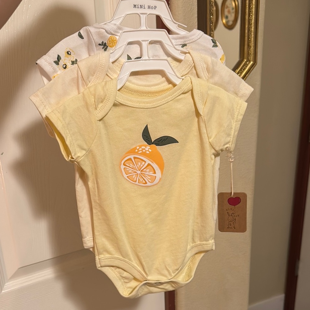 Lemon Print Kids One Piece